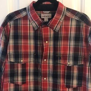Carhartt button up shirt